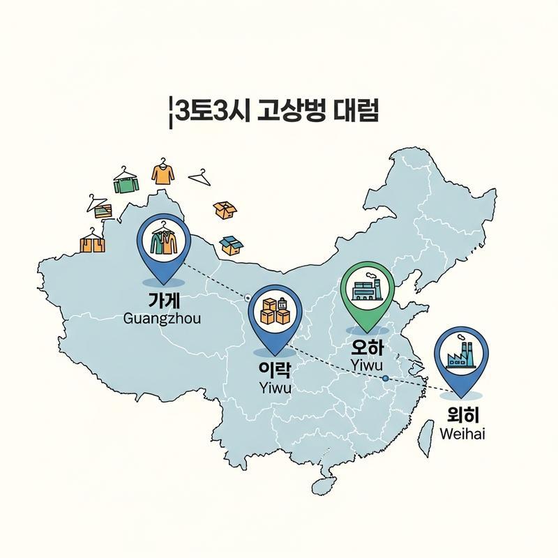 중국 3대 배송대행지 위해 이우 광저우